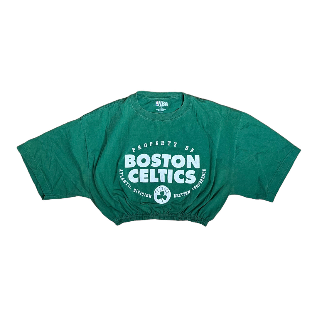 Boston Celtics Reworked Crop Top