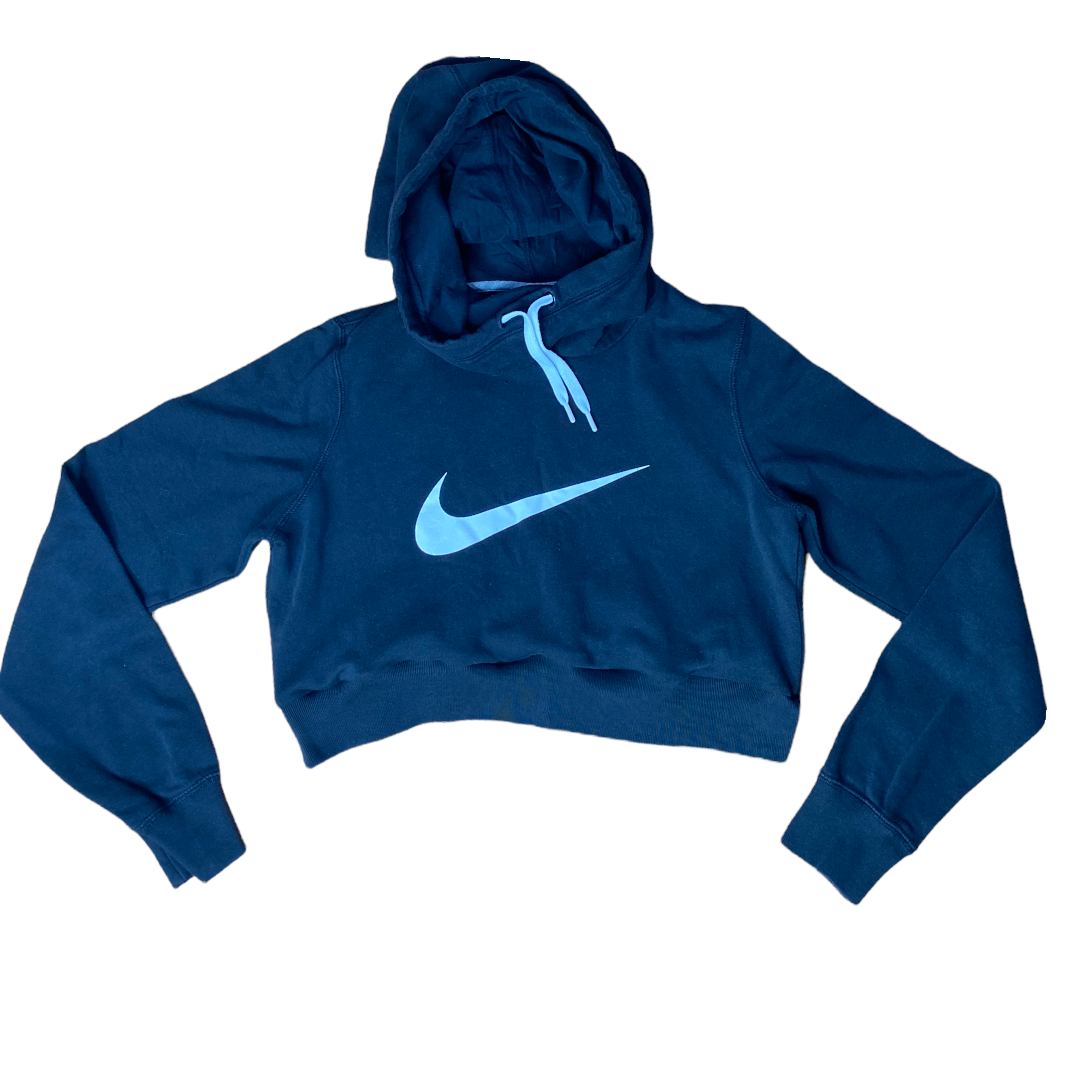 Nike Reworked Cowl Neck Crop Hoodie