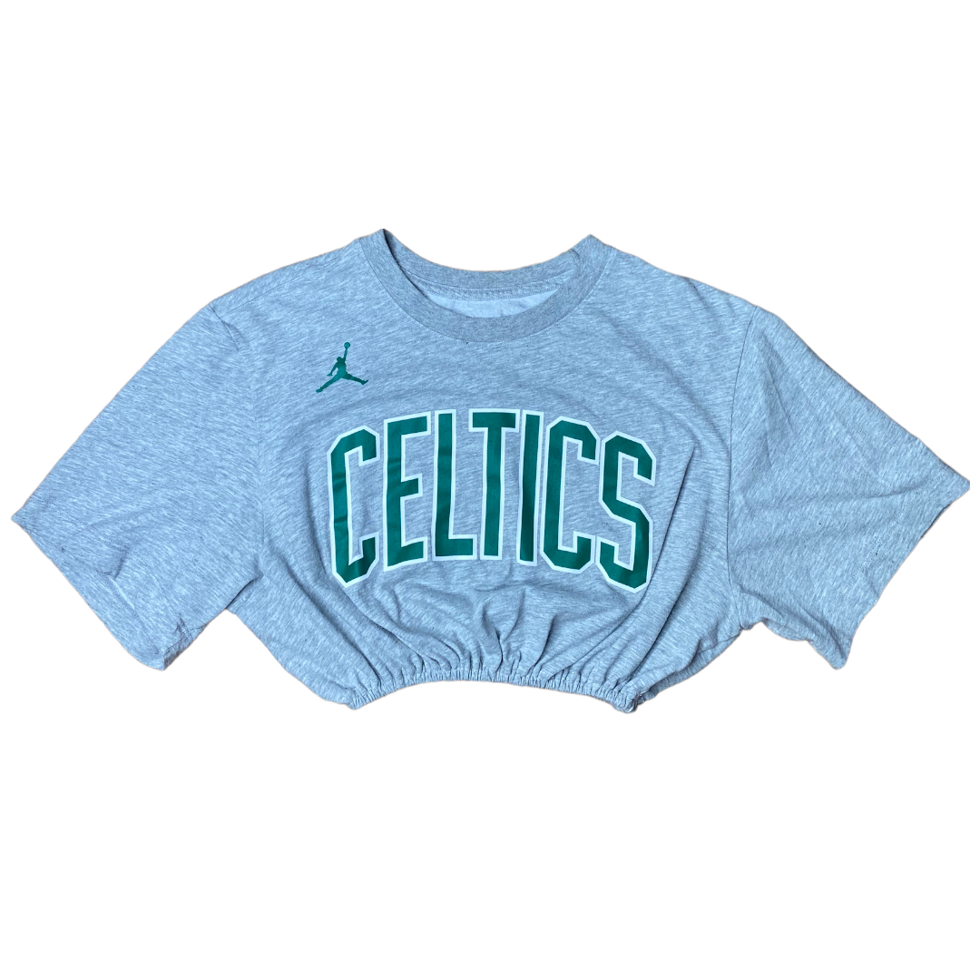 Boston Celtics Reworked Crop Top