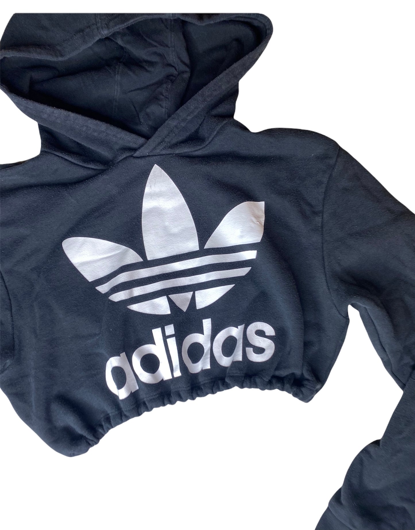 ADIDAS Originals Logo Reworked Crop Hoodie