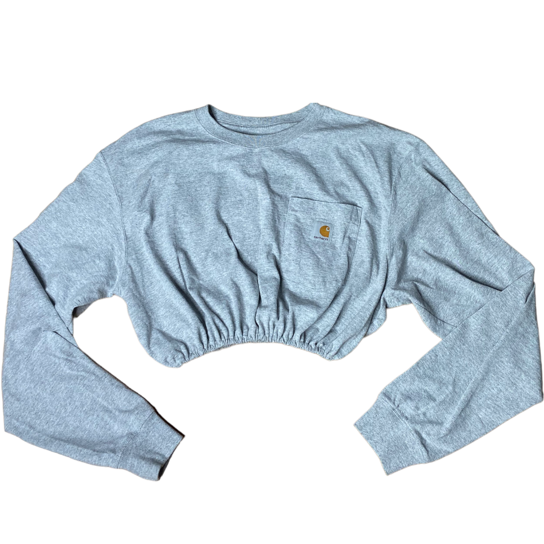 Carhartt Reworked Long sleeve Crop Top