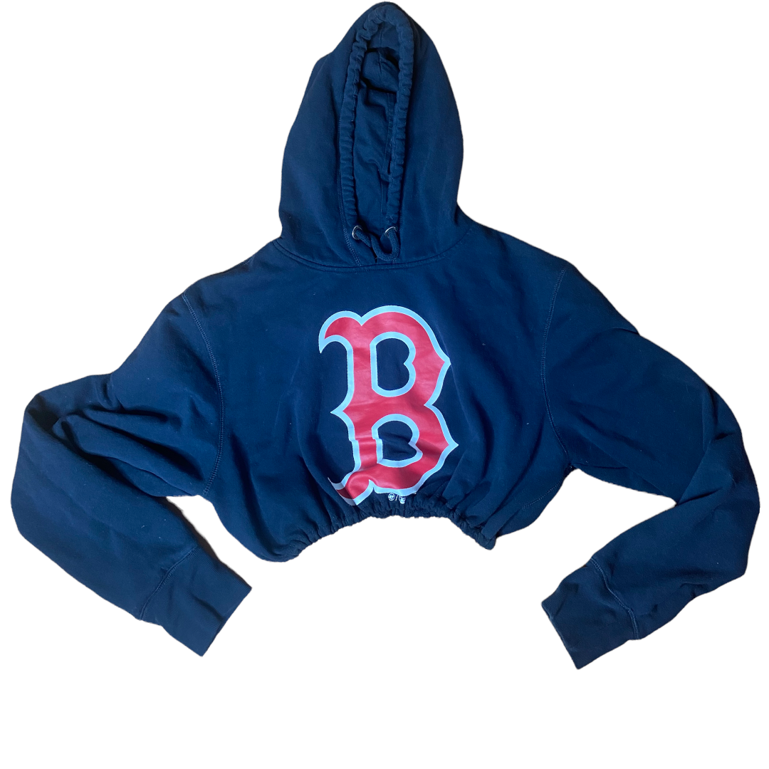 Boston Red Sox Reworked Crop Hoodie