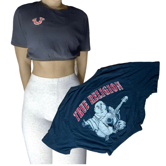 True Religion Reworked Crop Top