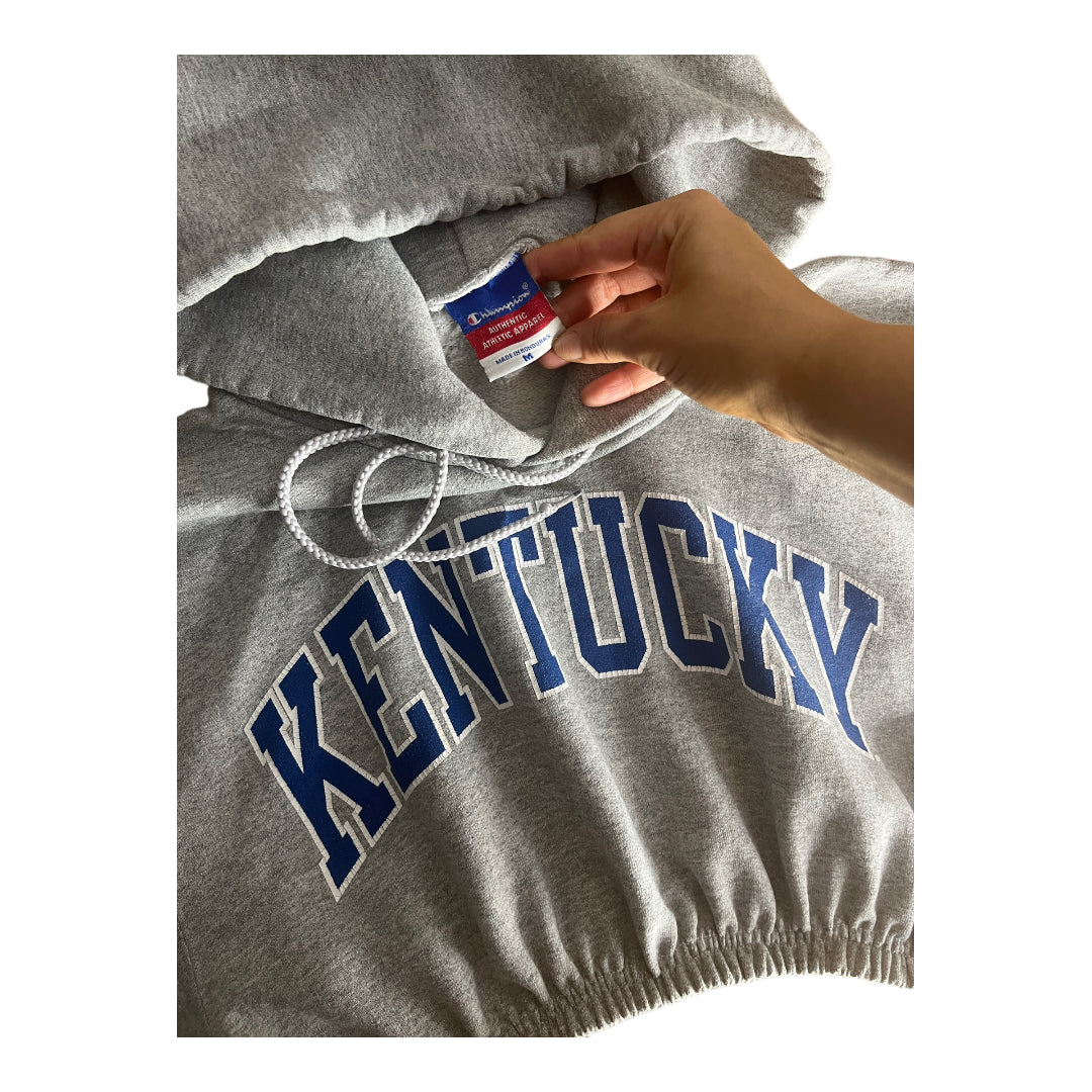 University of Kentucky Reworked Crop Hoodie