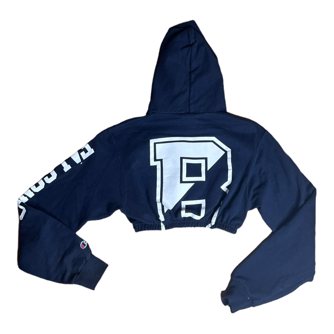 Bentley University Reworked Crop Hoodie