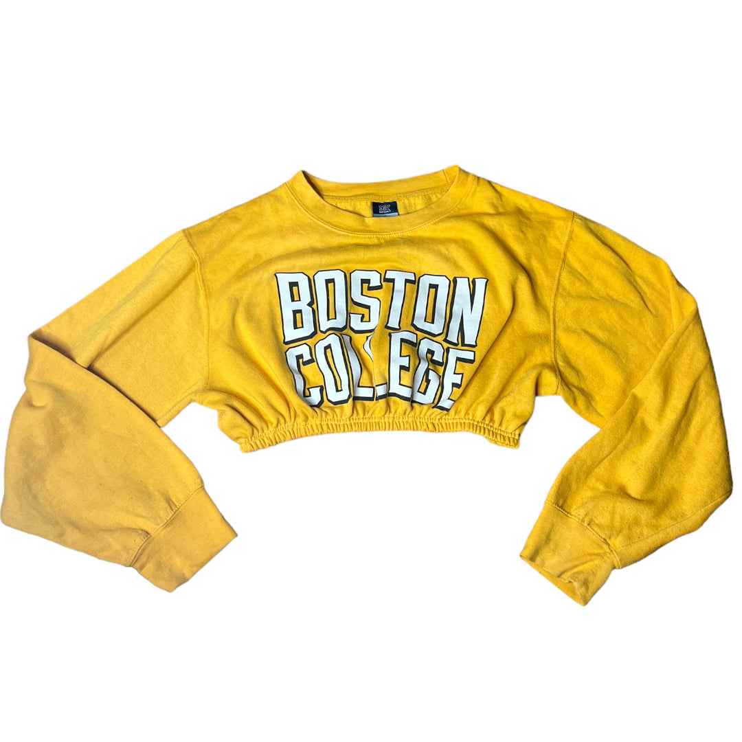 Boston College Reworked Crop Crewneck