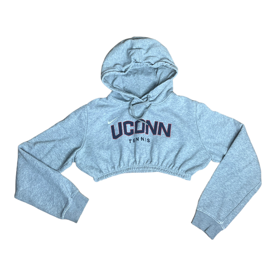 UCONN x Nike Reworked Crop Hoodie