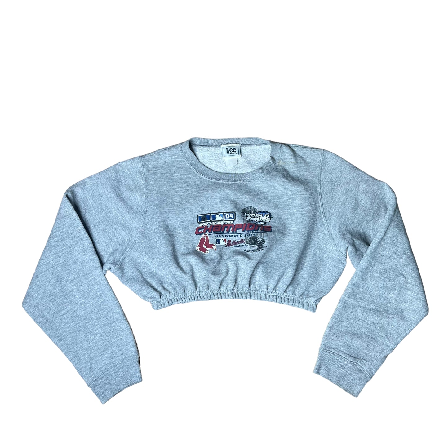 Vintage y2k Boston Red Sox Reworked Crop Crewneck