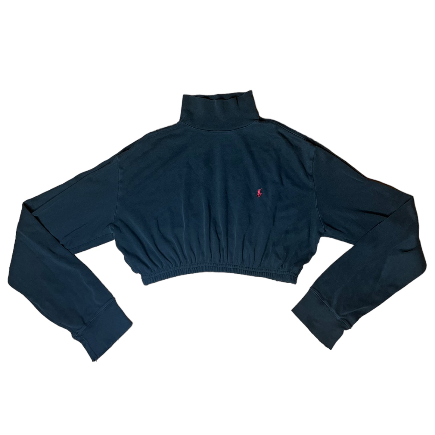 Ralph Lauren Polo Reworked Long sleeve Crop Top