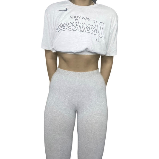 New York Yankees Reworked Crop Top