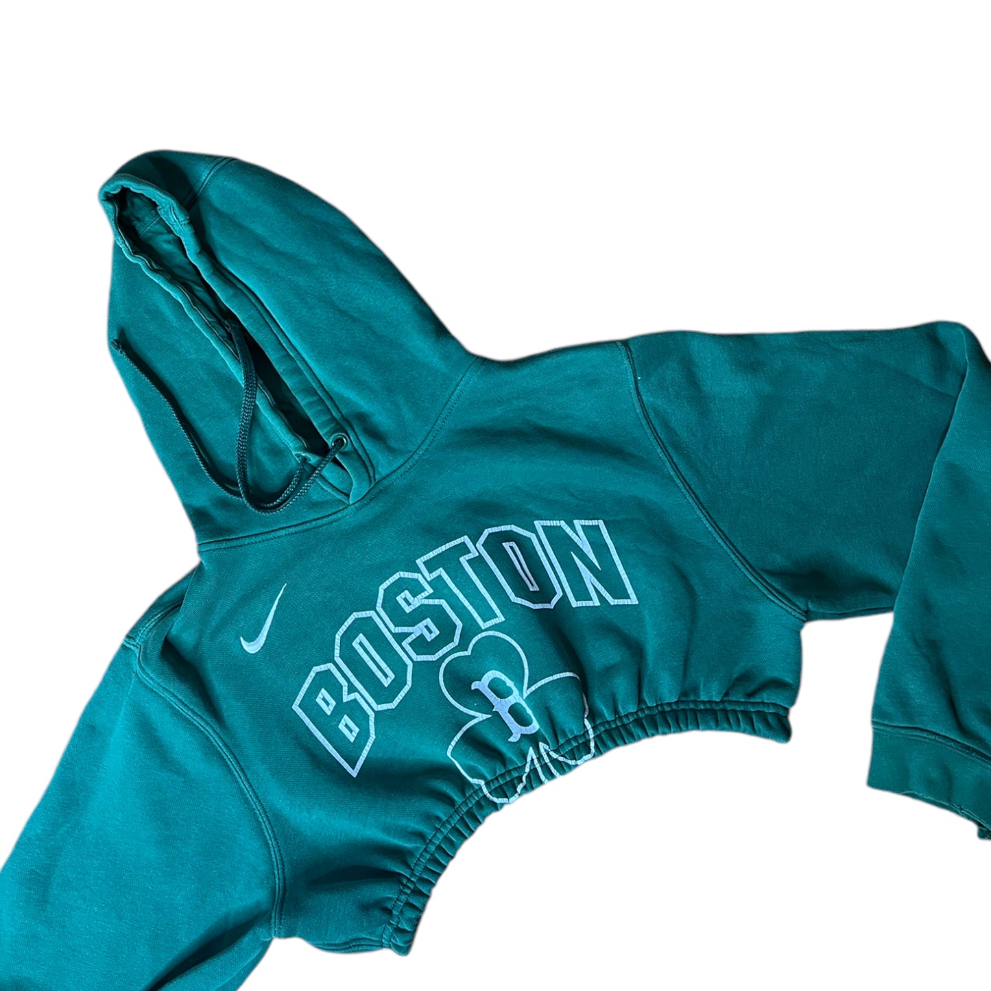 Boston Celtics x Nike Reworked Crop Hoodie Sweatshirt