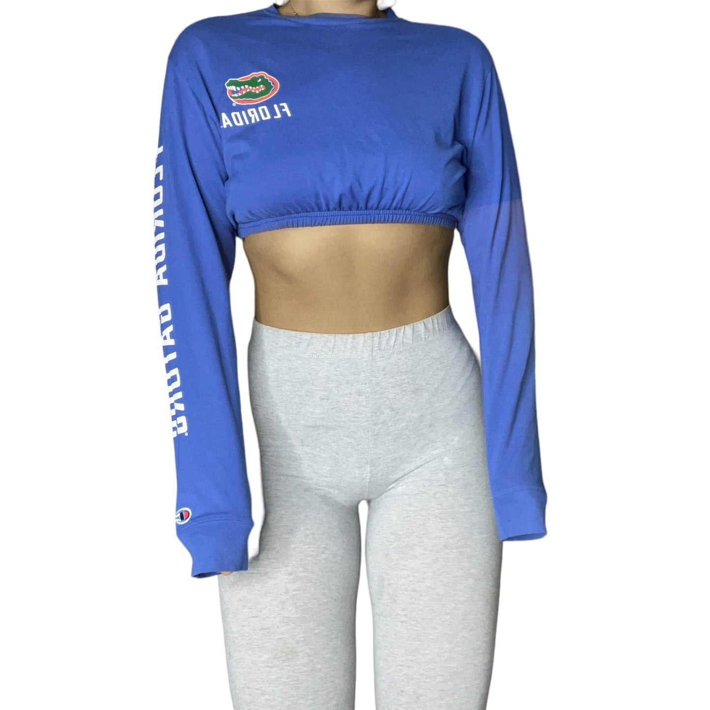 University of Florida Gators Reworked Longsleeve Crop Top