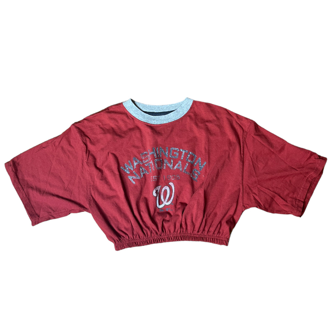 Washington Nationals MLB Reworked Crop Top