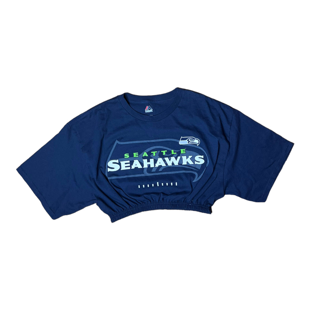 Seattle Seahawks Reworked Crop Top