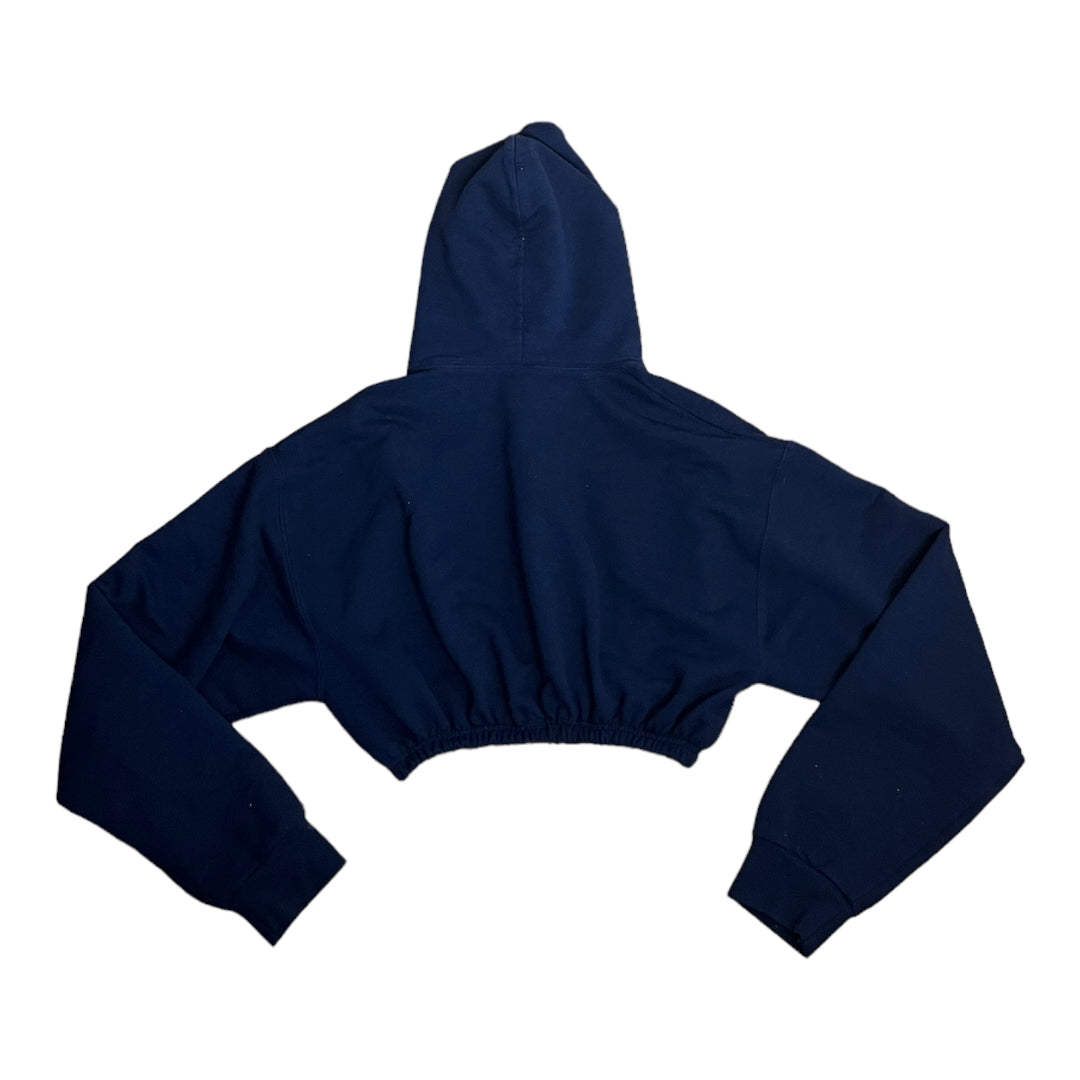 Syracuse University Reworked Crop Hoodie Sweatshirt