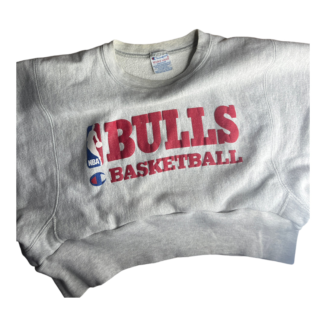 Vintage Chicago Bulls Reworked Crop Crewneck