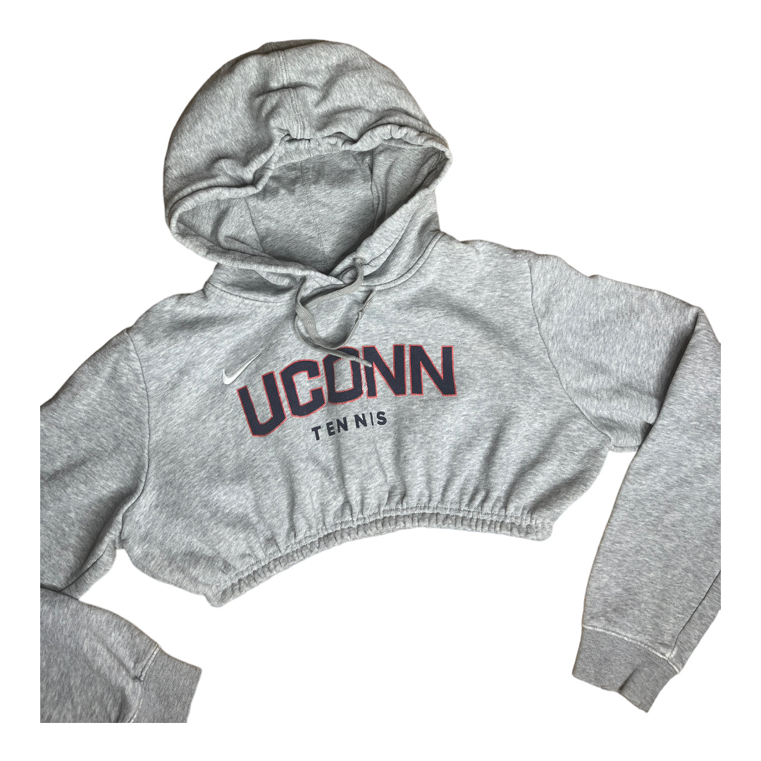 UCONN x Nike Reworked Crop Hoodie