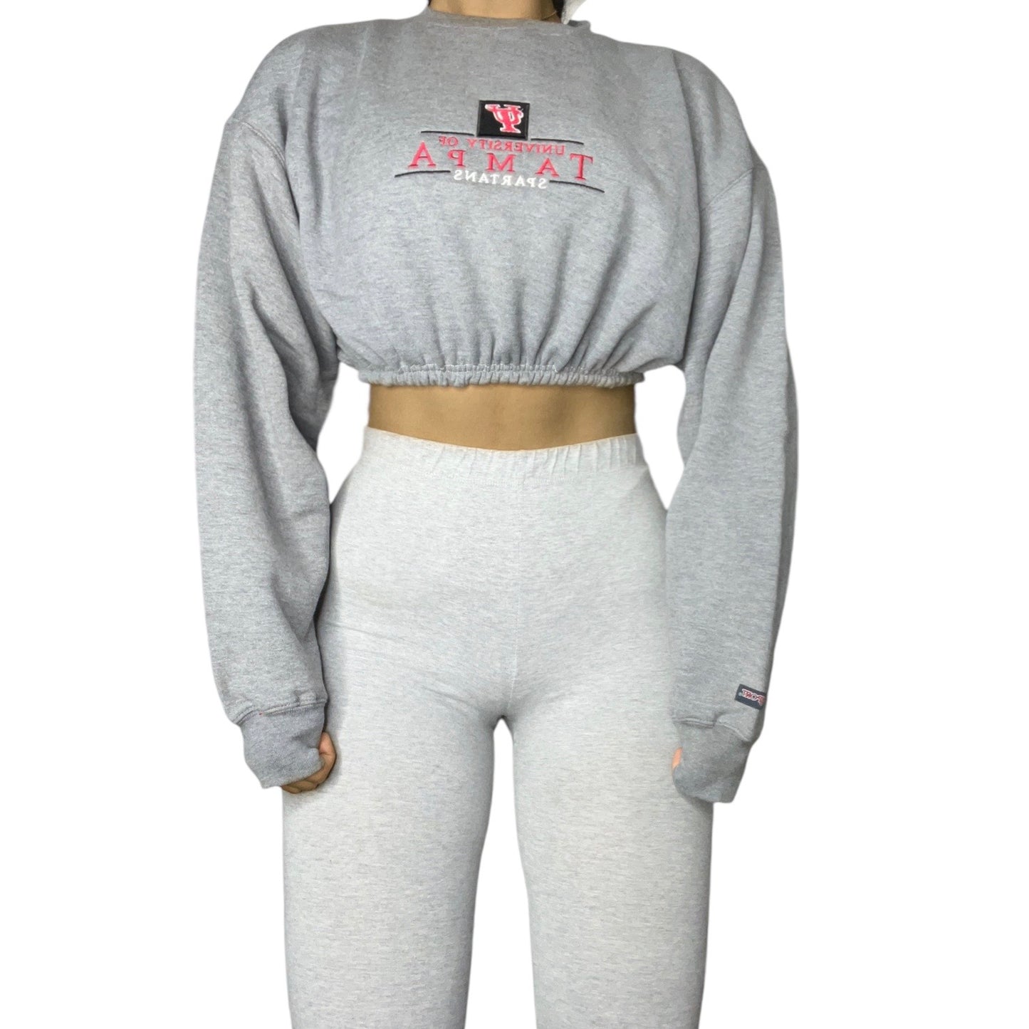 University of Tampa Reworked Cropped Crewneck