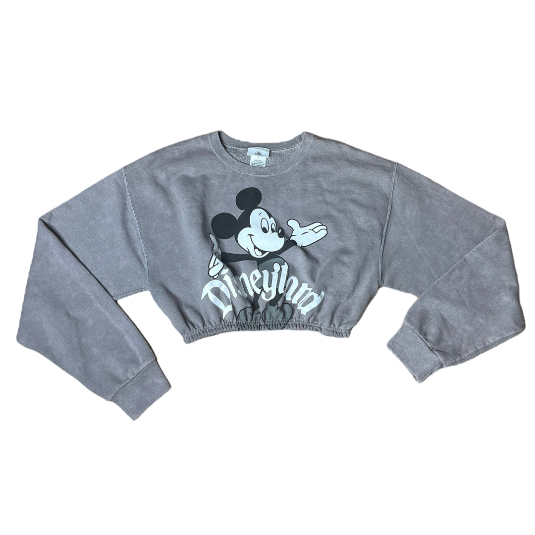 Vintage Disneyland Reworked Crop Crewneck