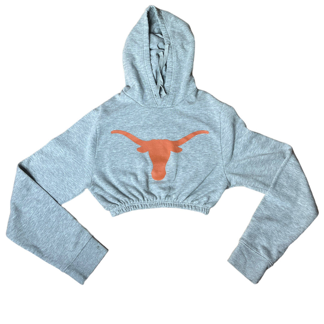 Texas Longhorns Reworked Crop Hoodie