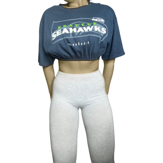 Seattle Seahawks Reworked Crop Top