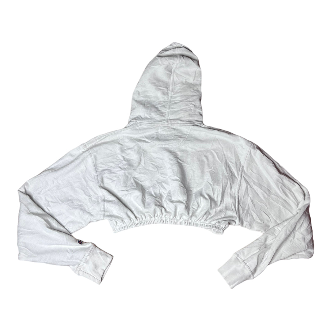 Champion Reworked White Crop Hoodie