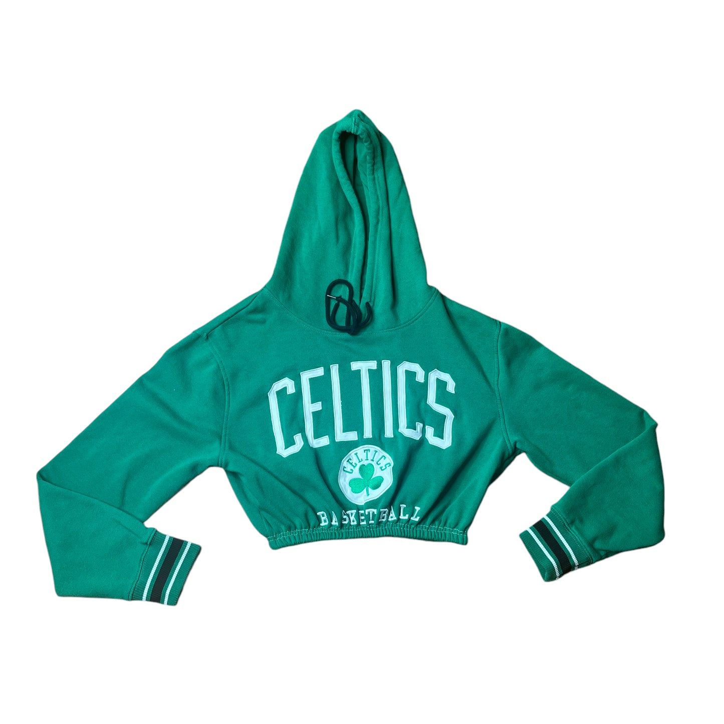 Boston Celtics Reworked Crop Hoodie