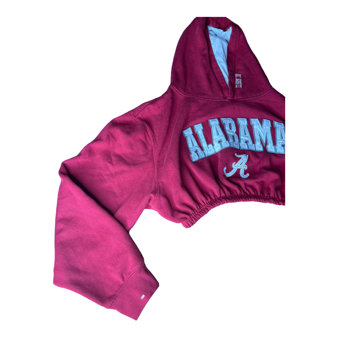 University of Alabama Reworked Crop Hoodie