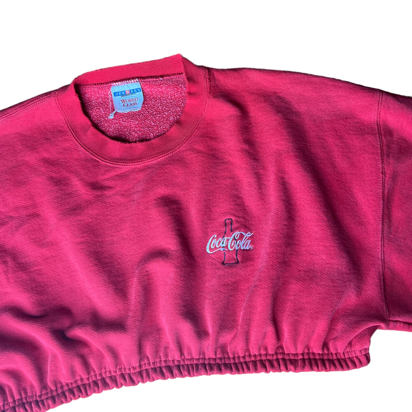 Vintage Coca Cola Reworked Crop Crewneck