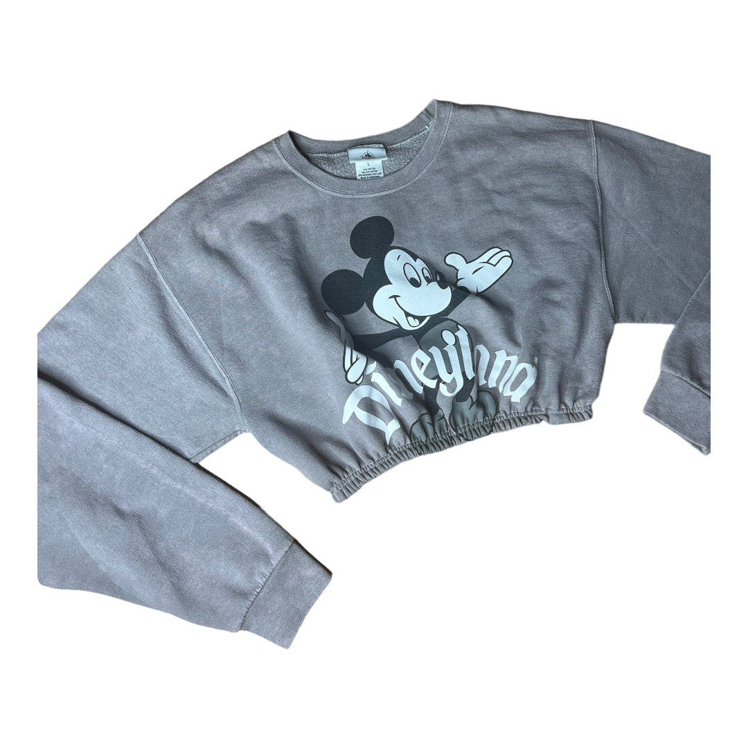 Vintage Disneyland Reworked Crop Crewneck