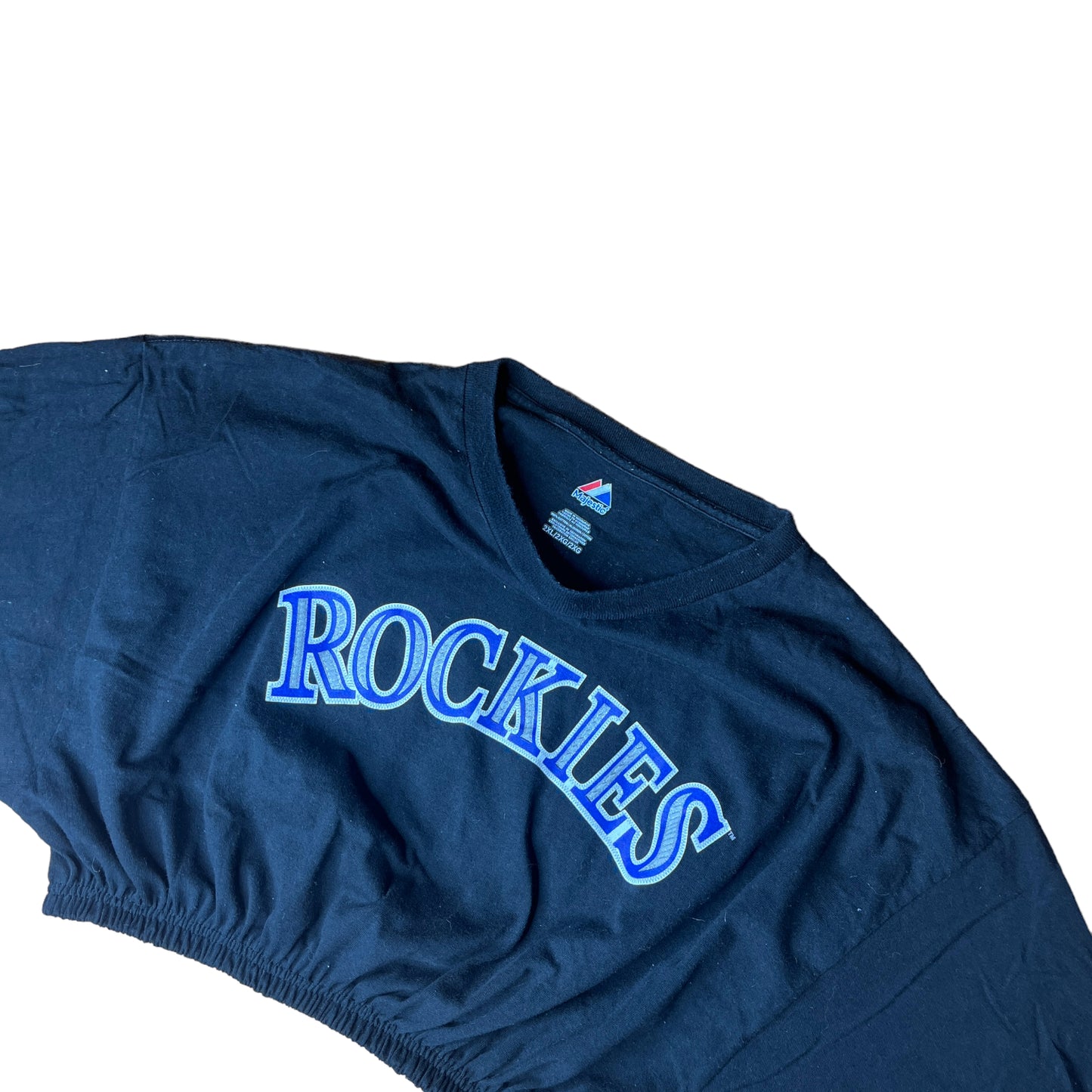 Colorado Rockies Reworked Crop Top