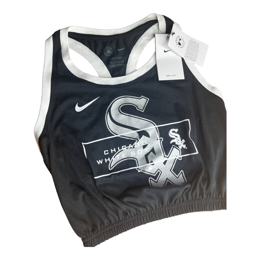 Chicago White Sox Reworked Crop Nike Tank