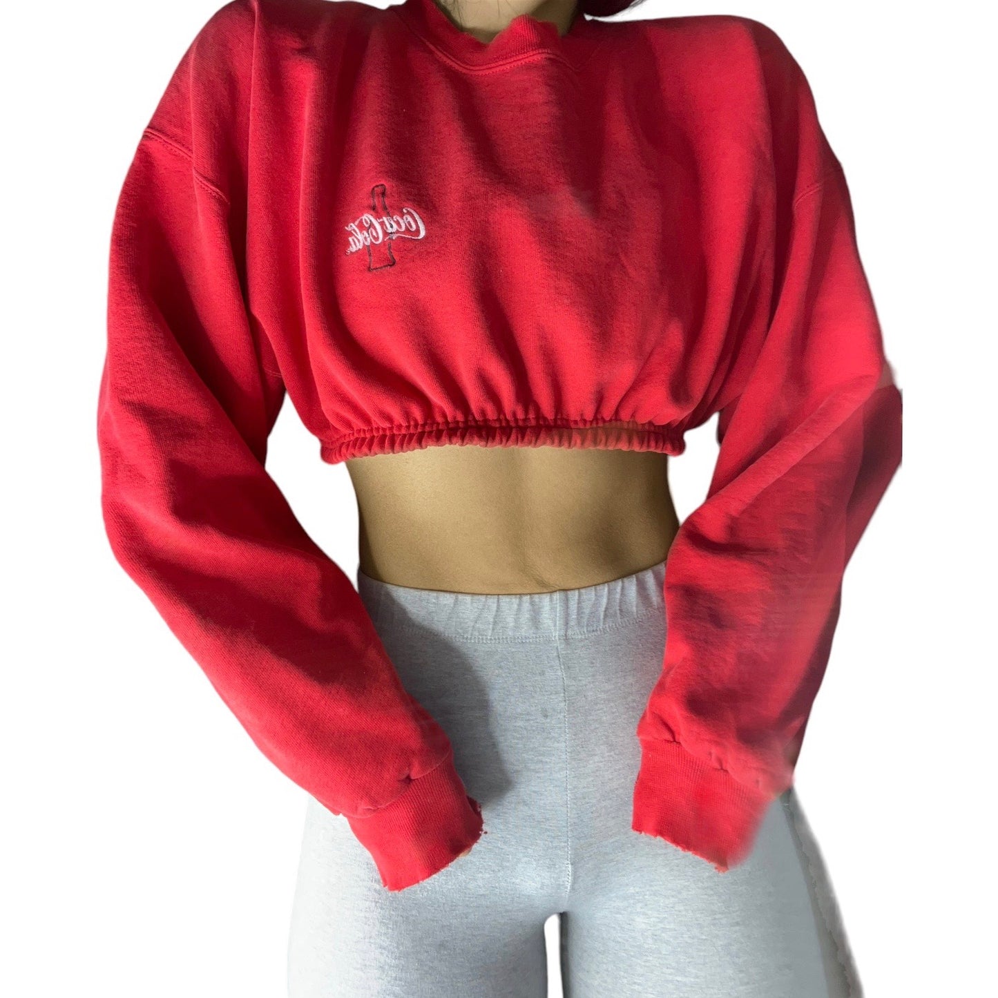 Vintage Coca Cola Reworked Crop Crewneck