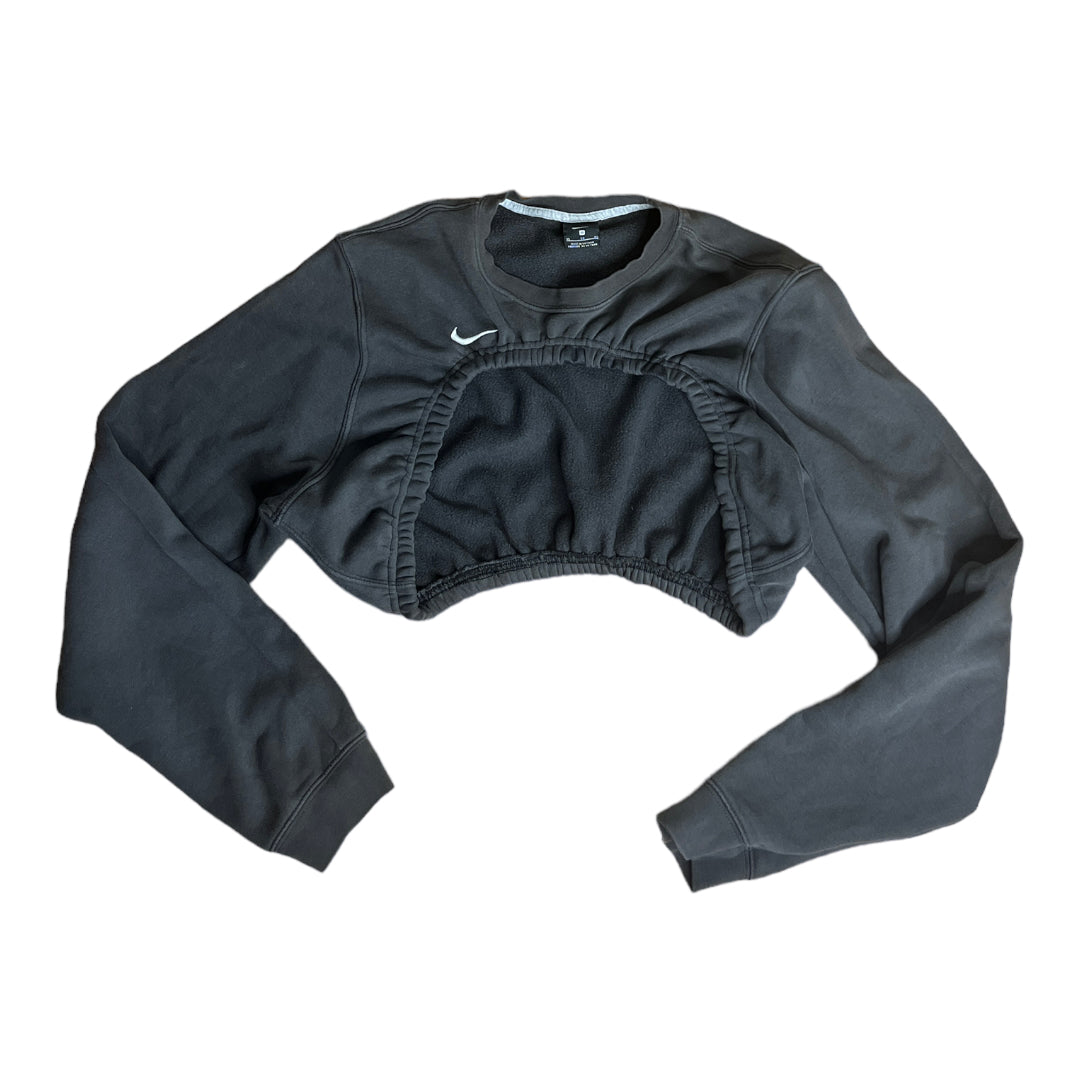 Nike Reworked Super Crop Sweatshirt Shrug Cover Up