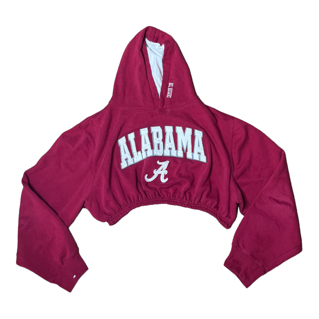 University of Alabama Reworked Crop Hoodie