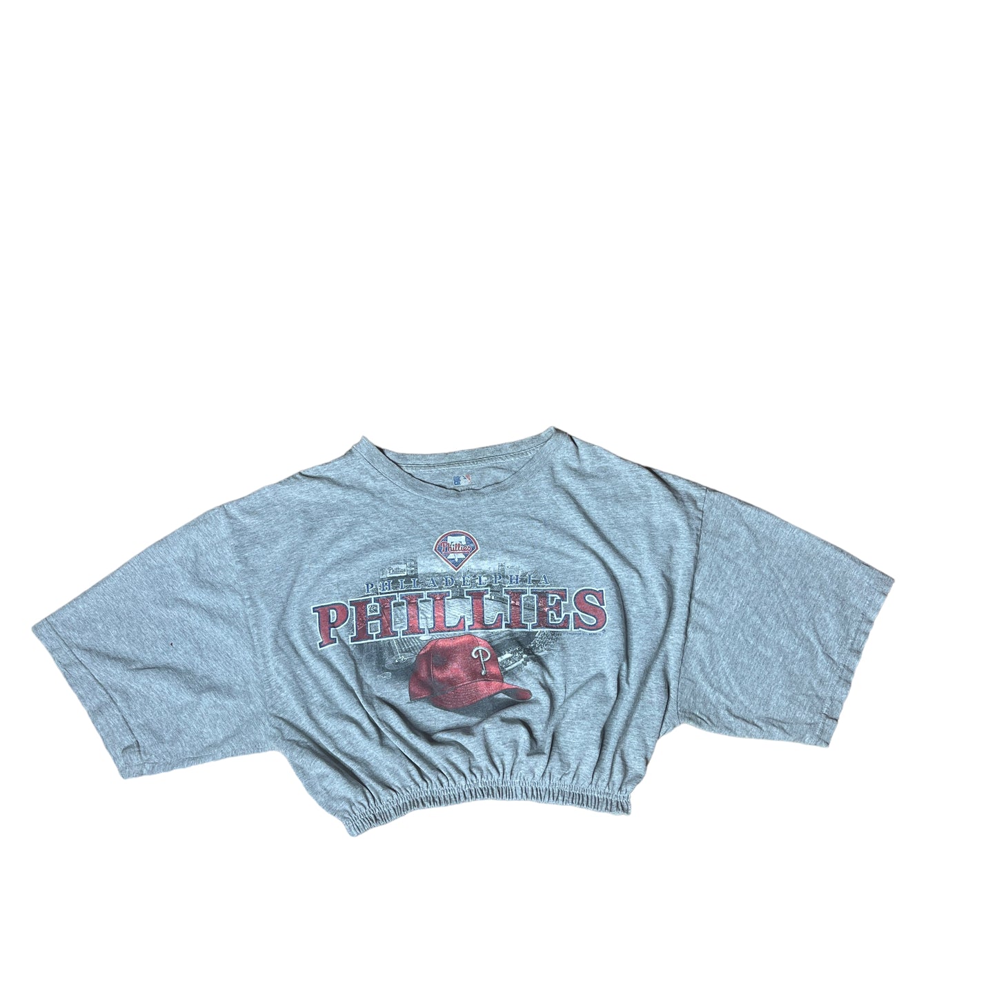 Philadelphia Phillies MLB Reworked Vintage Crop Top