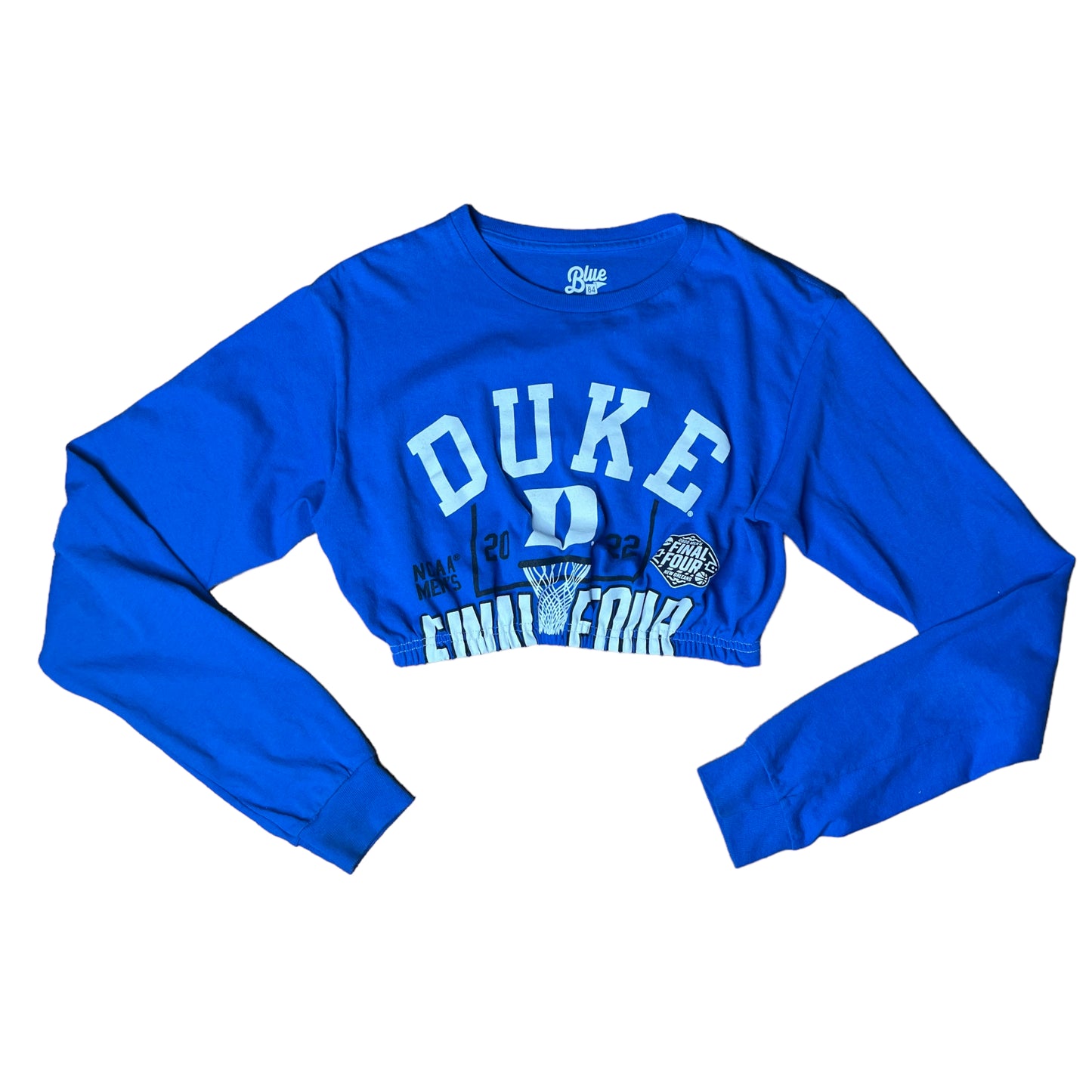 Duke University Reworked Longsleeve Crop Top