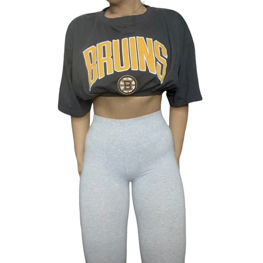 Boston Bruins Reworked Crop Top