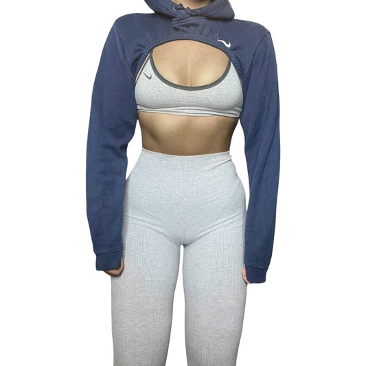 Nike Reworked Super Crop Hoodie Shrug