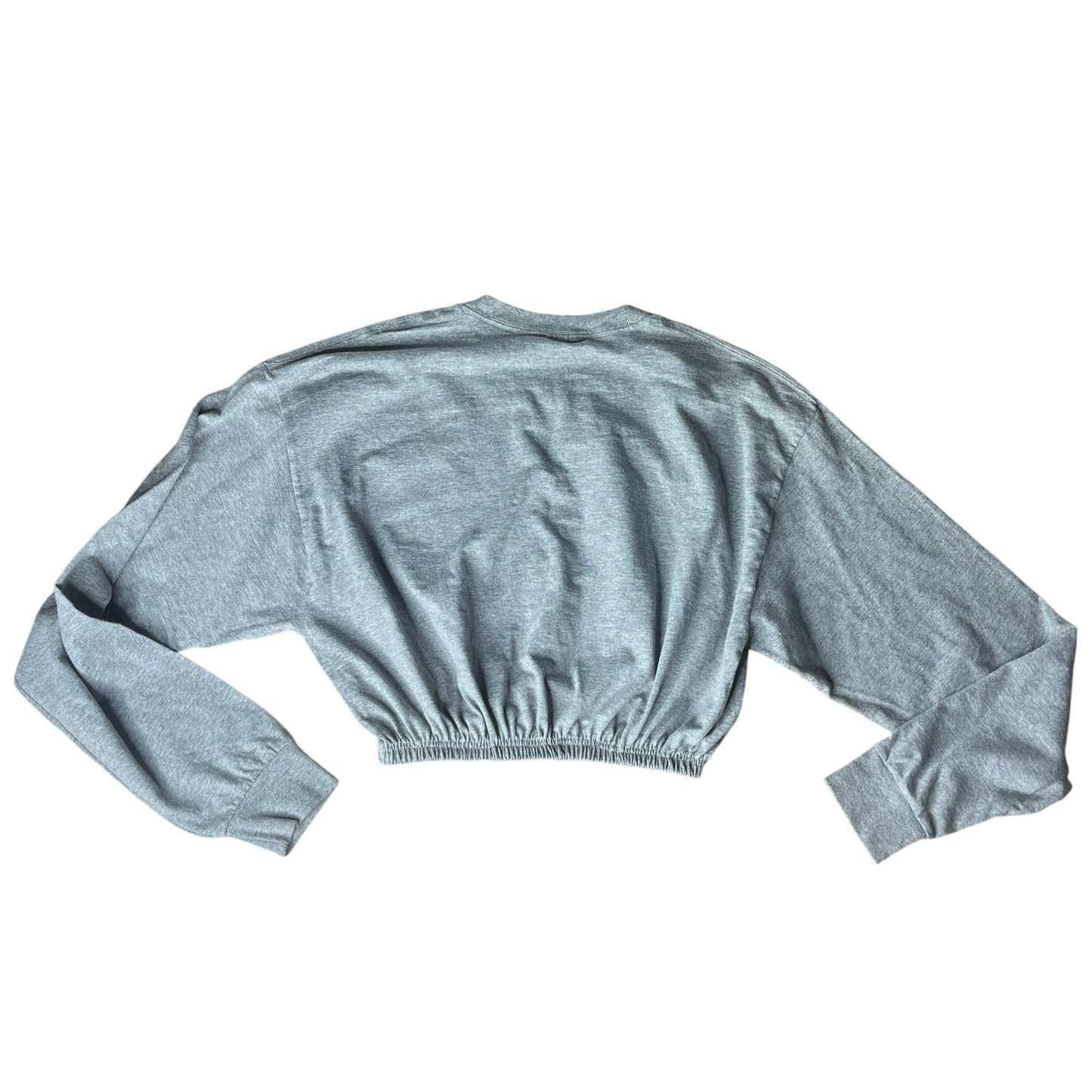 NYU Reworked Longsleeve Crop Top