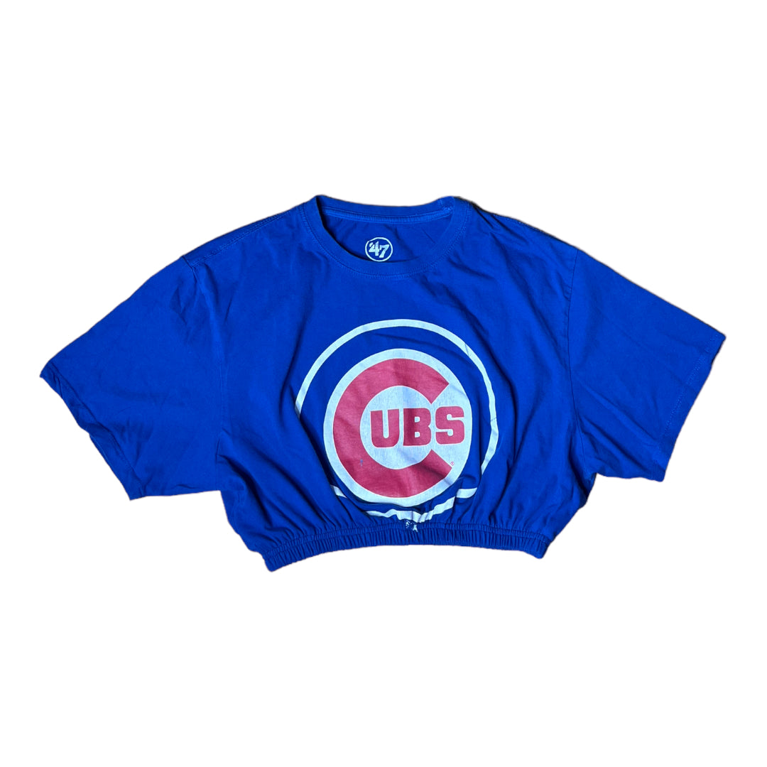 Chicago Cubs Reworked Crop Top