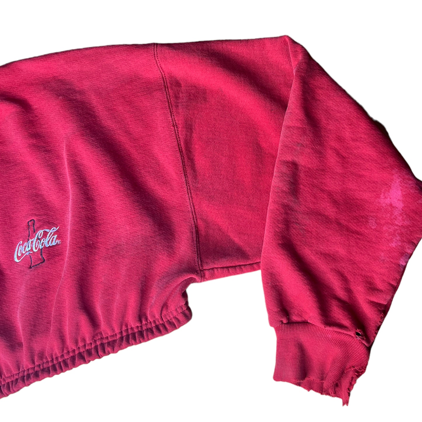 Vintage Coca Cola Reworked Crop Crewneck