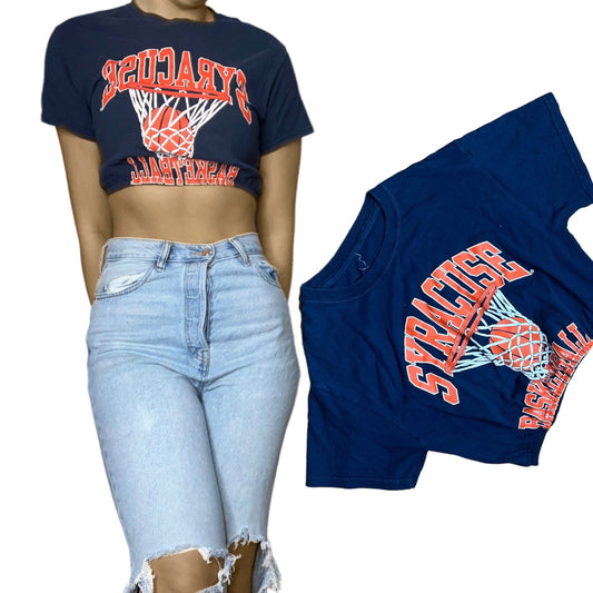 Syracuse University Reworked Crop Top