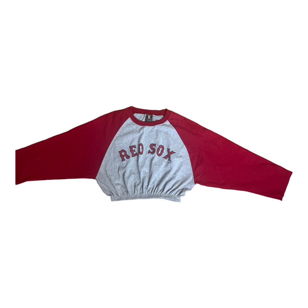 Boston Red Sox Reworked Vintage Crop Top