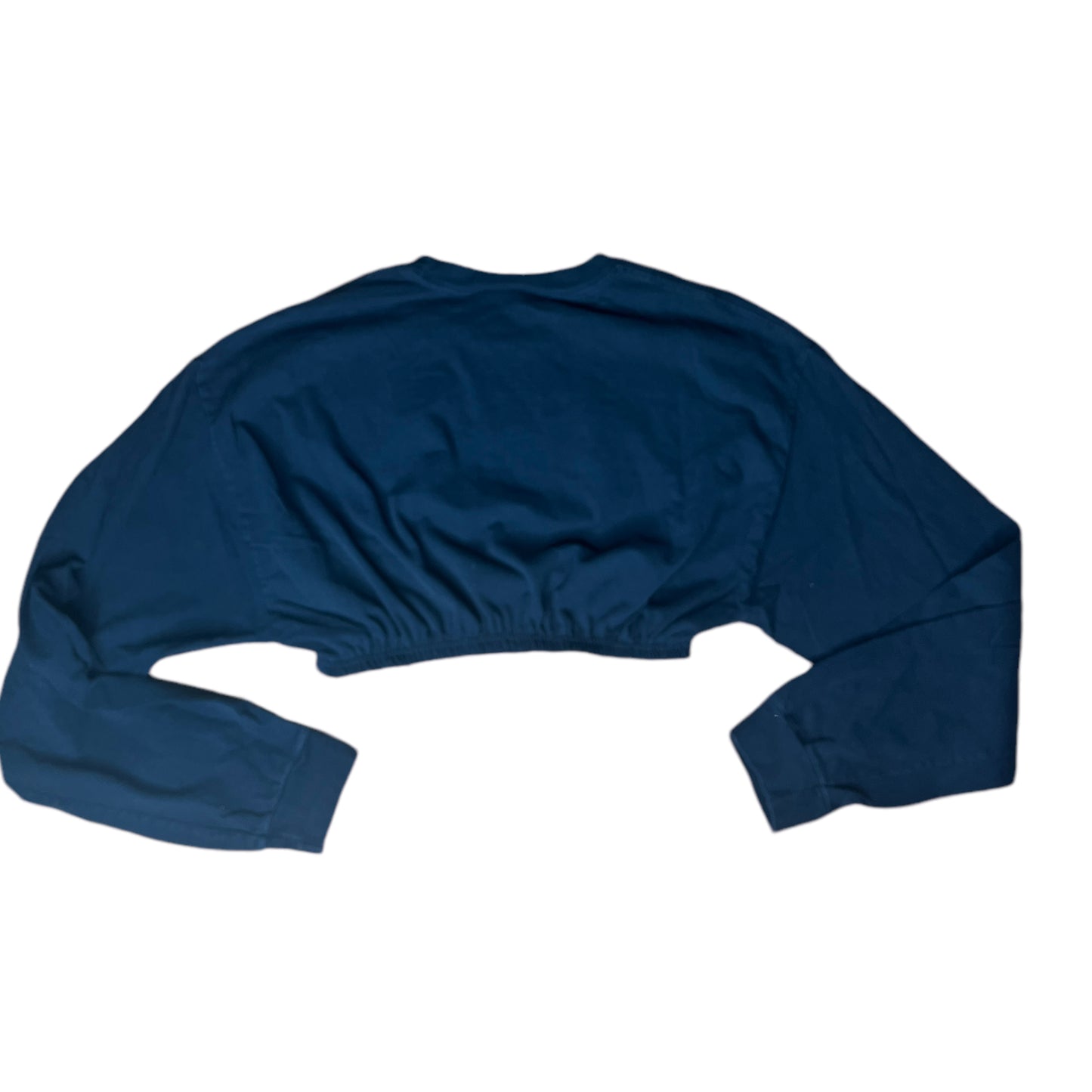 New England Patriots Reworked Vintage Long sleeve Crop Top