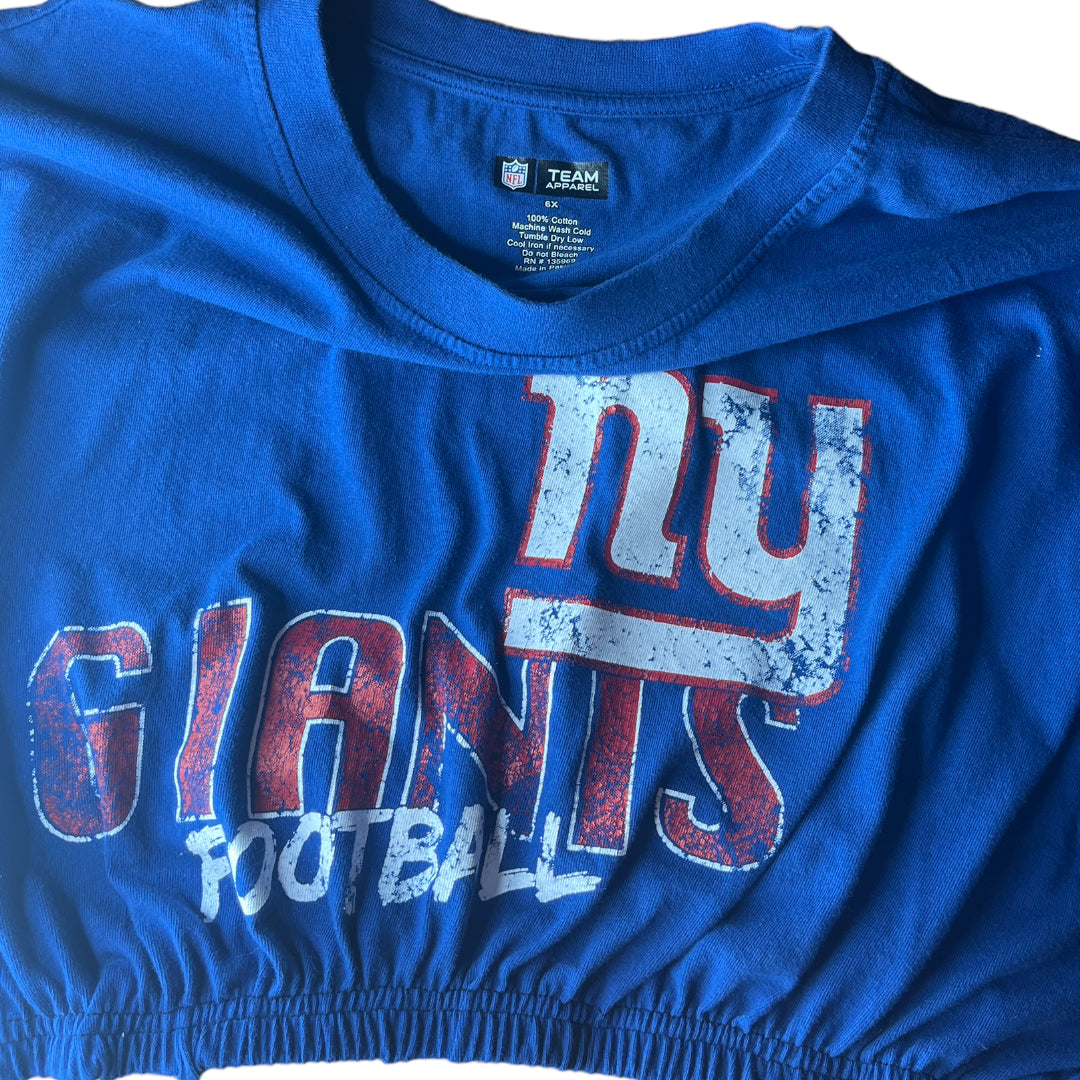 New York Giants Reworked Crop Top