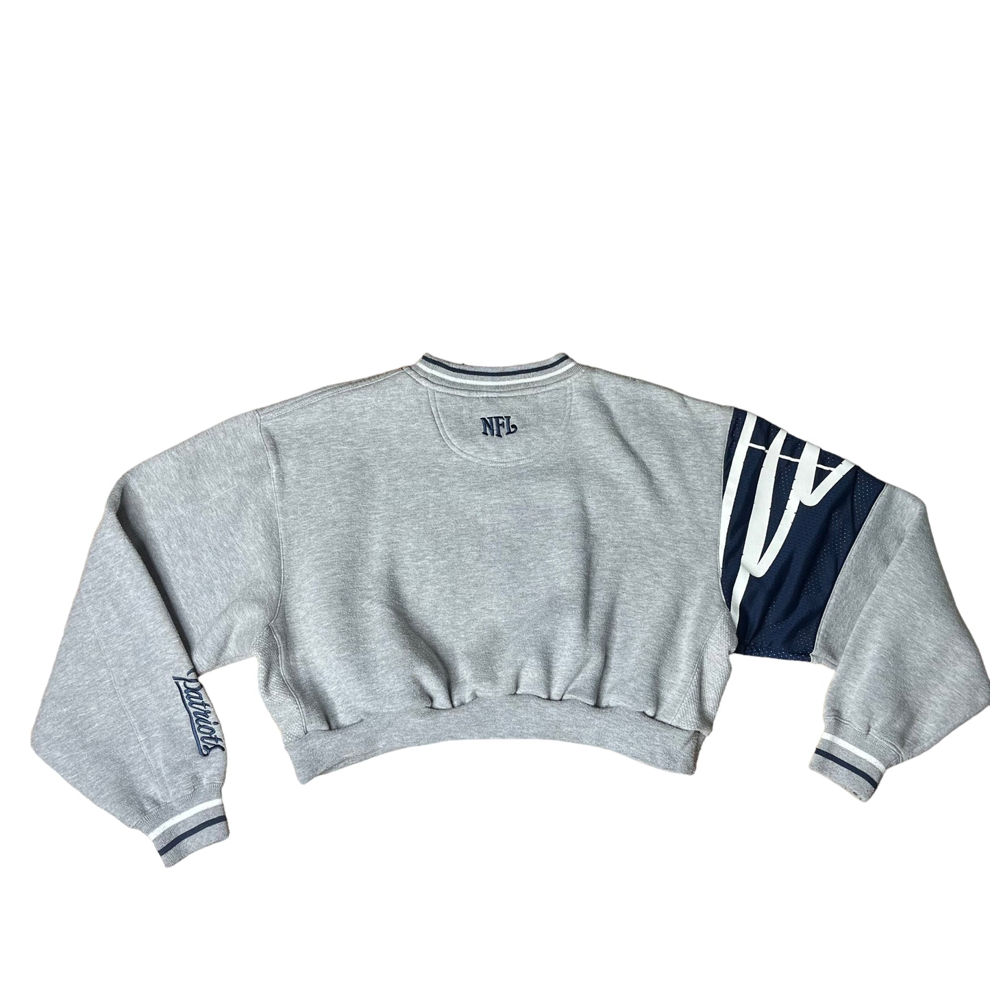 Vintage New England Patriots Reworked Crop Crewneck