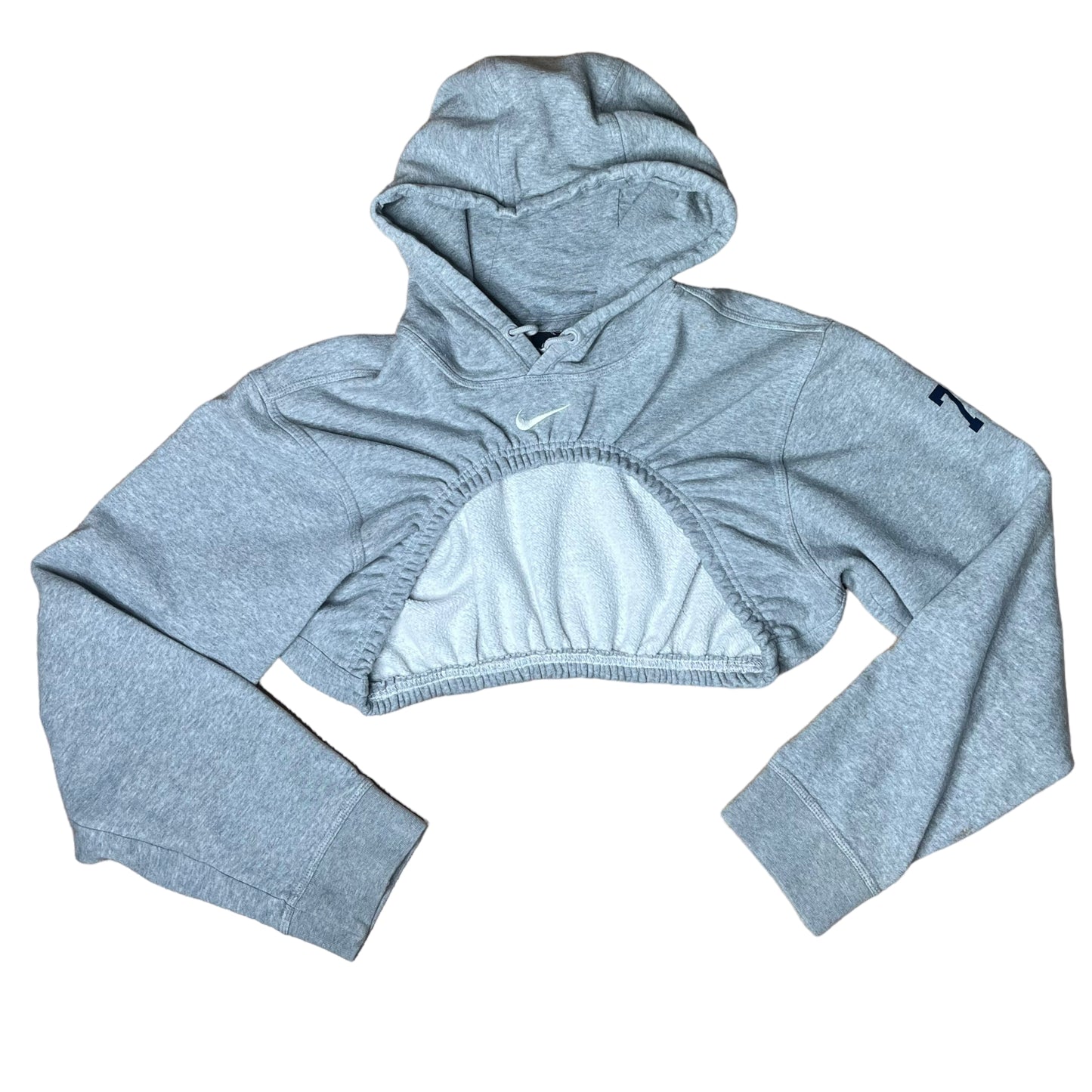 Nike Reworked Custom Hoodie Shrug Sweatshirt