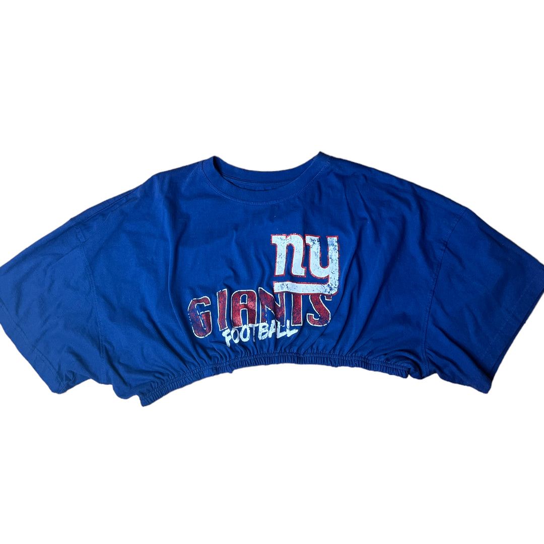 New York Giants Reworked Crop Top