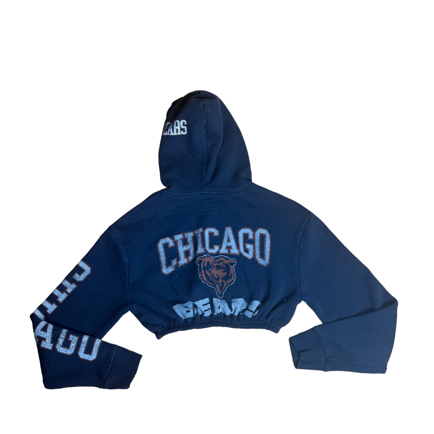 Chicago Bears Reworked Crop Hoodie